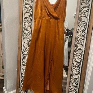 LuLu midi dress with slit